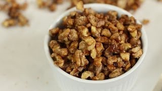 How To Make Candied Walnuts  So Easy Delicious Great for Salads Gifts and Snacks by Rockin Robin [upl. by Irreg]