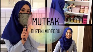 MUTFAK DÜZENİMİZ  ERZAK DOLABI DÜZENİMİZ  herşeyaşkla [upl. by Sheffie200]