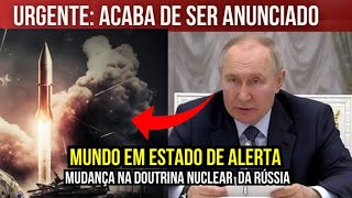 Rússia muda DOUTRINA NUCLEAR e Putin põe MUNDO EM ESTADO DE ALERTA geopolitica russia nuclear [upl. by Ariamoy]