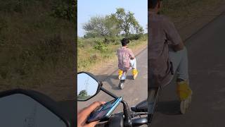 इसकी Speed कितनी है 🤔 electricstick homemade project indianskater minivlog vishalskater [upl. by Ledeen]