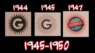 Gaumont Logo Evolution Part 1 [upl. by Ellenrad]