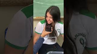 ALUNOS NA ESCOLA🤣 Tive que entrevistar essa rapaziada de novo youtubeshorts shorts professor [upl. by Aryamo]