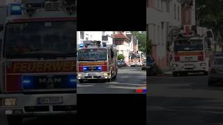 Kellerbrand im AlphaHochhaus überörtlicher Löschzug der Freiwilligen Feuerwehr NeuIsenburg [upl. by Inna]