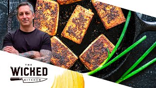 BBQ Tofu amp Polenta  Easy Vegan Recipe [upl. by Latton]