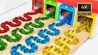 ビー玉転がし ☆ Marble Run Race ☆ HABA Slope Dump Truck amp Garbage Truck  Marble ASMR  Relaxing [upl. by Eillek101]