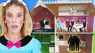 24 Hours inside a Dollhouse Escape Room in Real Life Game Master vs Quadrant Battle Royale [upl. by Boehike]