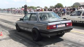 BMW E30 M3 TURBO vs Golf VR6 Turbo [upl. by Acirahs786]