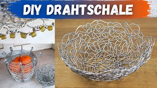 DIY Drahtschale aus Aluminium [upl. by Oijres]