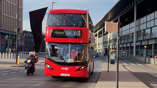 Abellio Bus Route 633407LC71 KWP Kings Cross → Honor Oak [upl. by Neetsuj347]