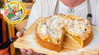 Apfelkuchen Rezept mit Vanillepudding und Streuseln  Nico Stanitzok [upl. by Egdirdle]