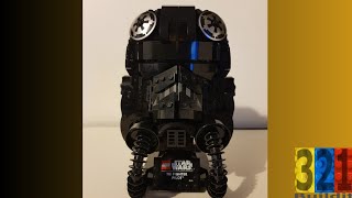 LEGO TIE Fighter Pilot Speed Build 🚀 Helmet [upl. by Cerys]