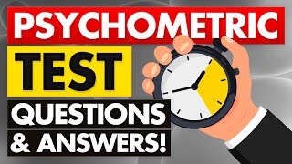 25 PSYCHOMETRIC TEST PRACTICE QUESTIONS amp ANSWERS Pass your TEST with 100 [upl. by Sahcnip92]