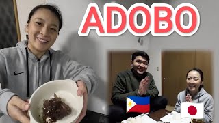 ADOBO ng JAPANESE 🇵🇭🇯🇵 FilipinoJapaneseCouple [upl. by Arlyne]