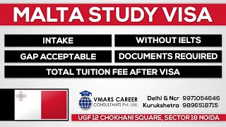 Malta Study Visa Complete Process  Malta Study Visa Step by Step Guide  Malta Student Visa Process [upl. by Adnolor]