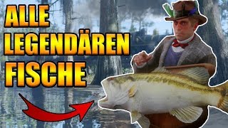 Alle legendären Fische Red Dead Redemption 2 deutsch [upl. by Madi]