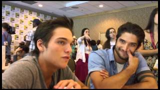 Tyler Posey and Dylan Sprayberry Interview  Teen Wolf [upl. by Macomber]