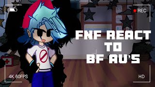 FNF react to BF aus iNSaNiTY  FNF Gacha [upl. by Hayes]