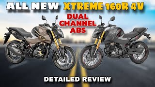 ALL NEW XTREME 160R 4V DUAL CHANNEL ABS ll LATEST VARIANT 🔥 ll REAL LIFE REVIEW xtreme160r4v [upl. by Eelanaj604]