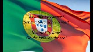 Portuguese National Anthem  quotA Portuguesaquot PTEN [upl. by Letram]