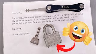 1430 My Trick For FAST Warded Lock Opens [upl. by Elianora410]