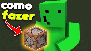 Como fazer bloco de comando no Minecraft [upl. by Aleahpar277]