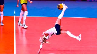 Acrobatic Foot Saves  Best Volleyball Actions for TWO Years  HD [upl. by Ladin]