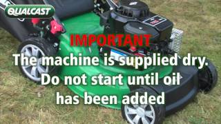 How to start your 4 stroke Qualcast garden power tool [upl. by Acilejna140]