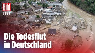 🔴12 HochwasserKatastrophe in Deutschland 45 Tote in NRW und RheinlandPfalz  BILD Live [upl. by Gavin]