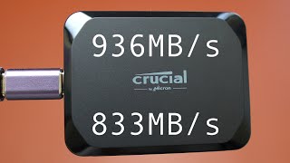 Crucial X9 Portable SSD Fast Read and Write Format [upl. by Kery]