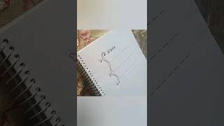 Notebook decoration idea  Art video Notebook Decoration Viral [upl. by Lanita]