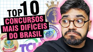 Os 10 Concursos Públicos MAIS DIFÍCEIS Do Brasil [upl. by Brigg]