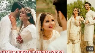 Hafsa Khan and Shaheer Khan Nikkah Tiktoker Shaheer khan vlogs [upl. by Coppock574]