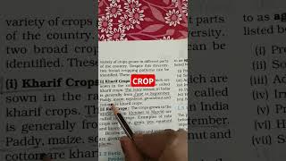 Types of crop 😀😀😀CROPkharif CropsRabi  😀😀😀 [upl. by Kelton]