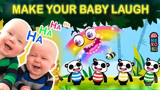 😂 Make Baby Laugh with Goofy Panda amp Beebee The Lookalikes  Neroni Kids [upl. by Salvay193]