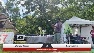 Live Cricket Match  Spartans 11 vs Warsaw Tigers  13Jul24 1141 AM  SCC CHALLENGERS T12 LEAGUE [upl. by Nocaj]