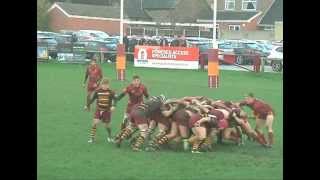 Huddersfield RUFC Vs Sandal RUFC [upl. by Garvin873]