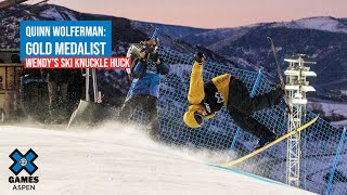 Quinn Wolferman Gold Medalist  Wendys Ski Knuckle Huck  X Games Aspen 2022 [upl. by Chernow]