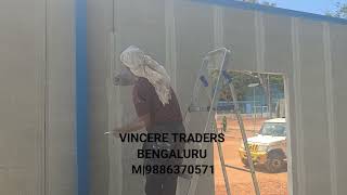 BIRLA AEROCON WALL PANEL  School Building Project 75mm Thickness Bengaluru [upl. by Georgia]