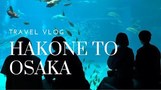 My time in Hakone and Osaka Japan ⊹ ࣪ ˖⟡ [upl. by Aihseyt952]