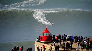 Nazaré  Portugal  A temporada das grandes ondas começou [upl. by Amaryl]