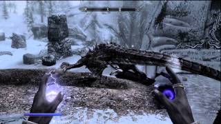 Skyrim Glitch  No Dragon Soul [upl. by Rufford612]