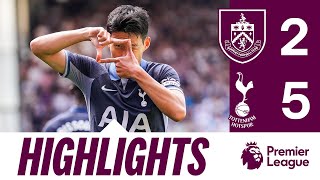 Son Heungmin Scores HatTrick In Spurs Win  HIGHLIGHTS  Burnley 25 Tottenham Hotspur [upl. by Cassilda]