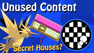 Unused Content Pokemon Generation Two Kanto Legendaries  Secret House PART 1 [upl. by Johny]