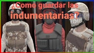 Como guardar tu indumentaria en gta 5 online [upl. by Regazzi]