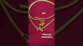 PanchalohaAnkletswholesalepriceimponjewellerypanchalogamjewellerywholesalewhatsapp7569698516 [upl. by Newra]