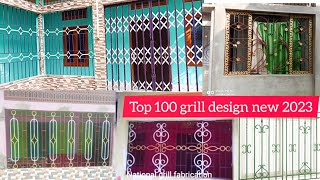 100 modern grill design new 2023  baranda grill design  window Grill design  Grill design [upl. by Revolc]