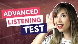 TESTE DE LISTENING AVANÇADO você consegue entender falantes nativos de inglês [upl. by Arhoz]