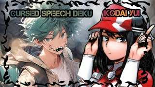 Cursed Speech Deku x Kodai YuiEp1Texting StoryRivalry [upl. by Arvin690]