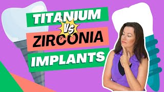 Titanium vs Zirconia Dental Implants [upl. by Nairahcaz]