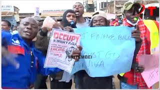 Drama in Kirinyaga as GenZ hold Mass protest against the Finance Bill [upl. by Netsruk]